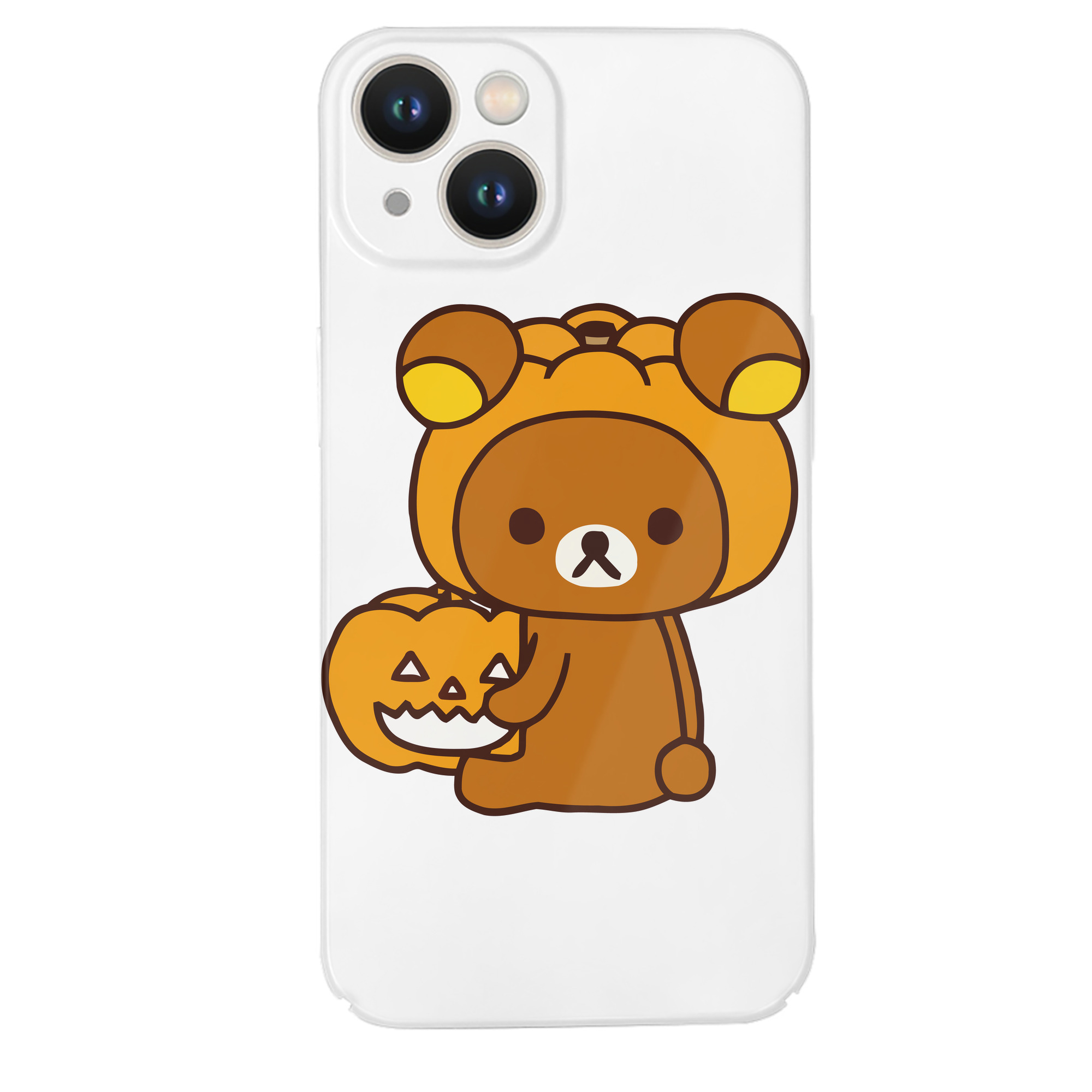 （画像用） リラックマ リラックマ キイロイトリ Rilakkuma Korilakkuma Kiiroitori 【iPhone 14シリーズ対応】ハードケース